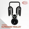 Y07007B Folding Double SUP Trolley Surfboard holder stand up paddleboard cart