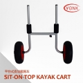 Y02018 Aluminum Sit-On-Top canoe kayak cart beach cart trolley