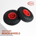 Y05013R  10 inch Pneumatic Rubber wheels