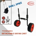 Y02018A Removable kayak trolley adjustable kayak cart for sit on top kayak